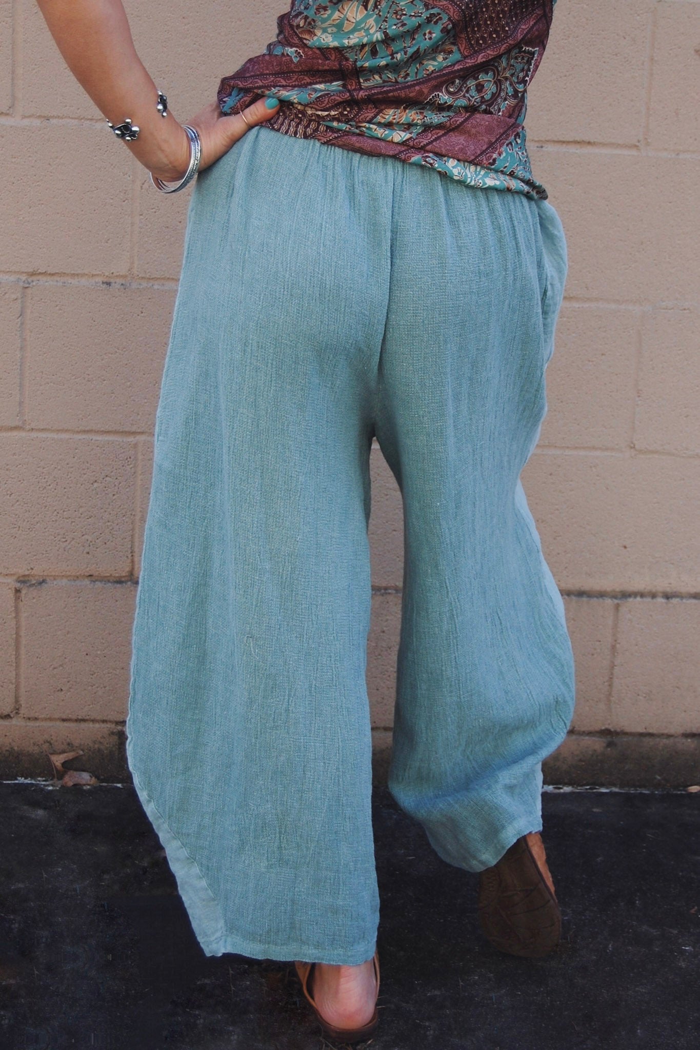 Load image into Gallery viewer, The Hendrix Pants in Light Teal

