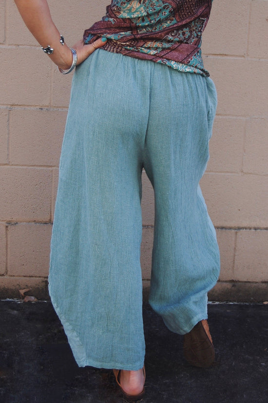 The Hendrix Pants in Light Teal