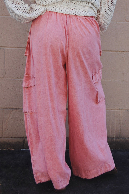 Lindsey Pocket Pants in Pink