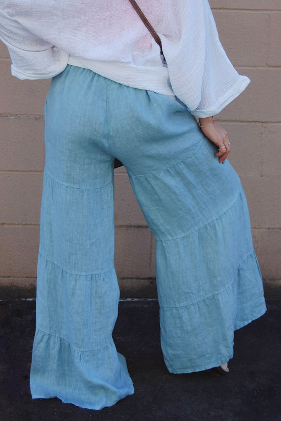 Load image into Gallery viewer, The Nelly Pants in Air Blue
