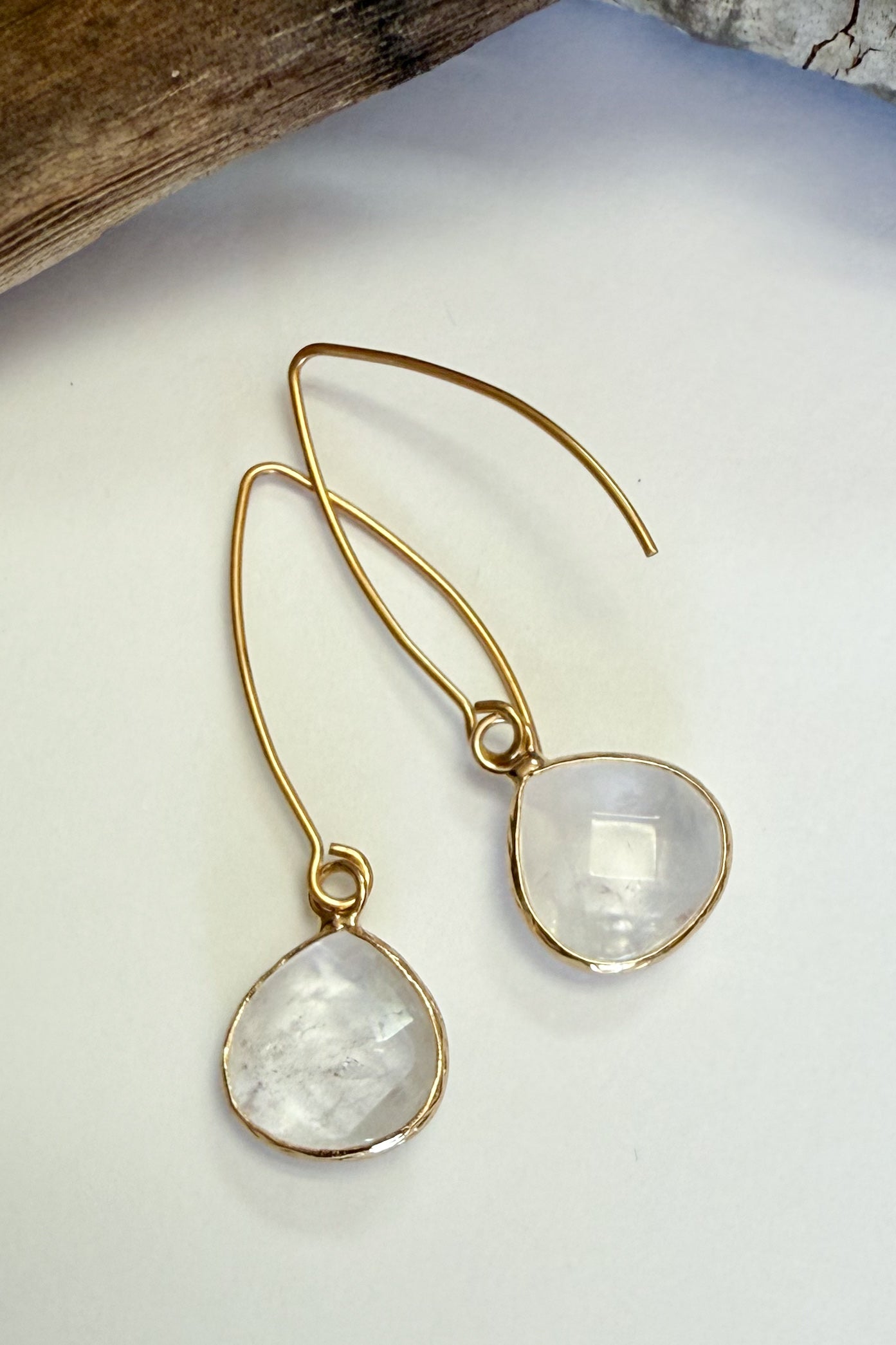 Wide Teardrop Earrings