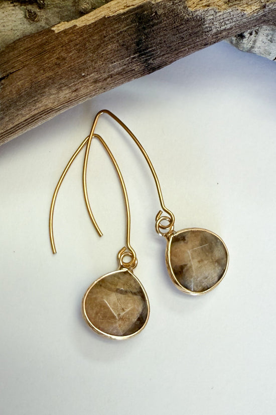 Wide Teardrop Earrings