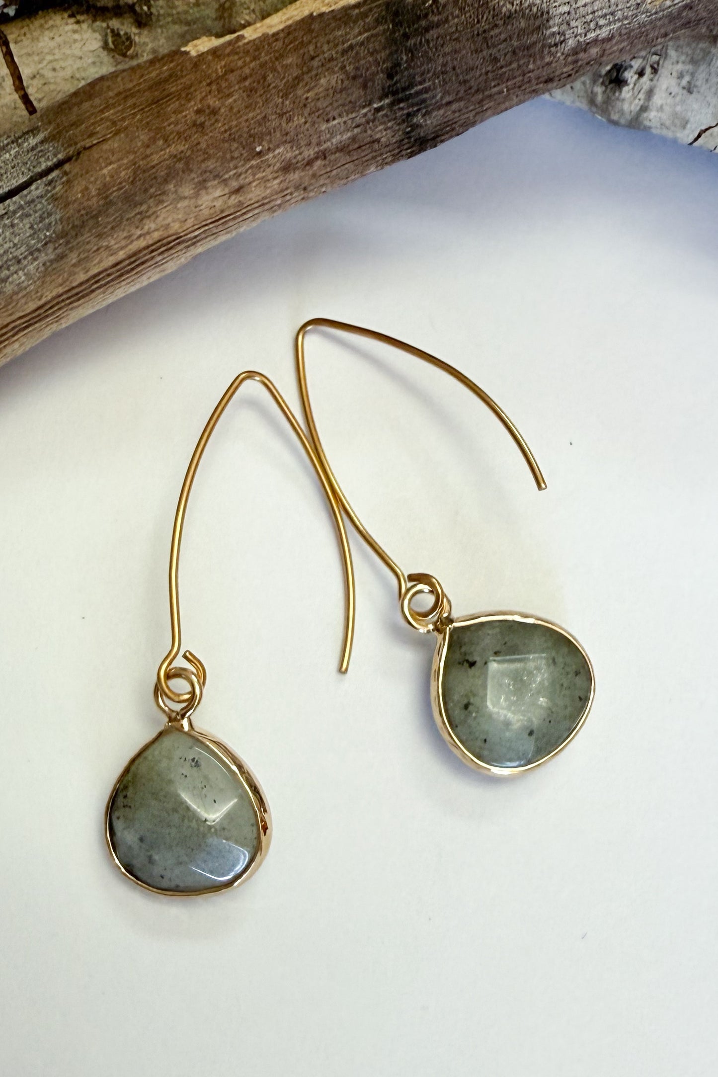 Wide Teardrop Earrings
