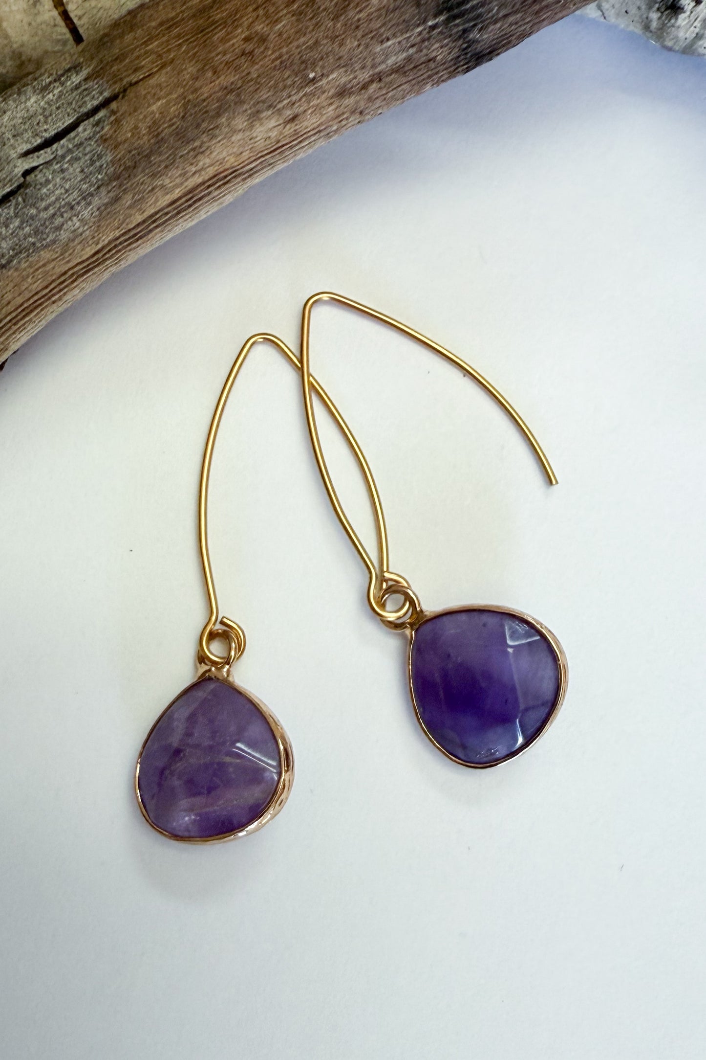 Wide Teardrop Earrings