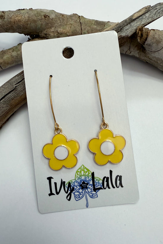 5 Petal Flower Earrings