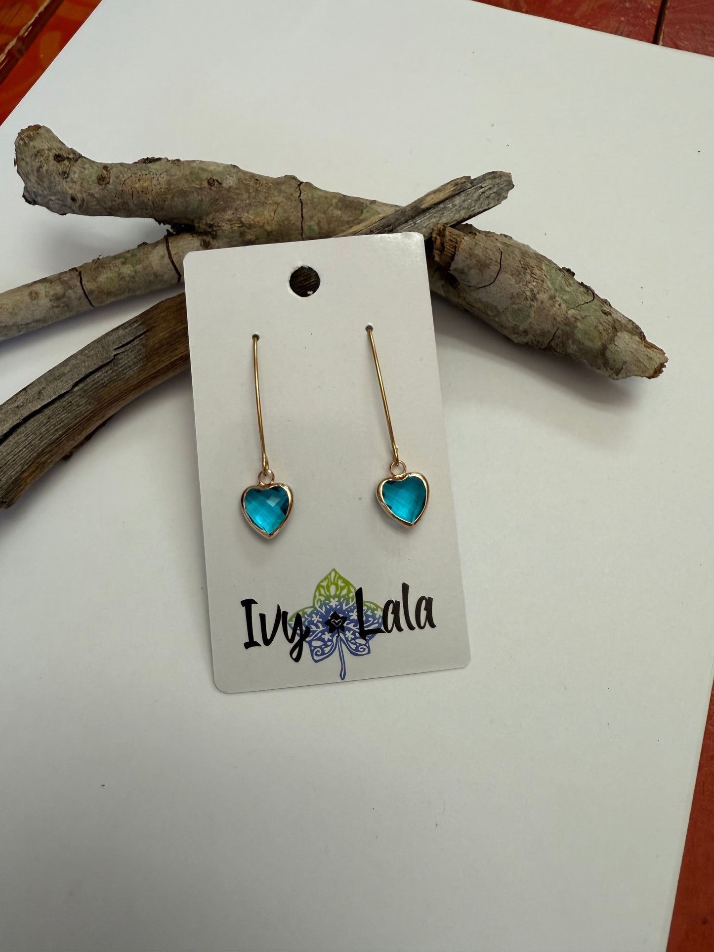 Crystal Heart Earrings