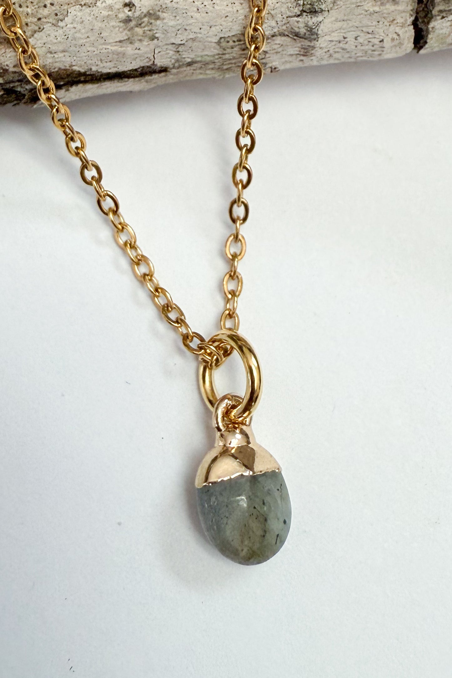 Oval Gem Charm