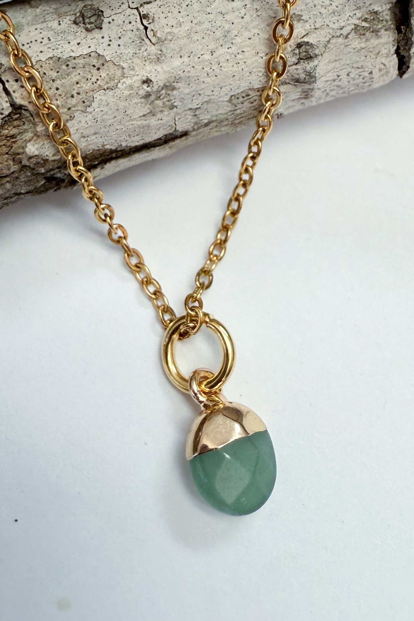 Oval Gem Charm