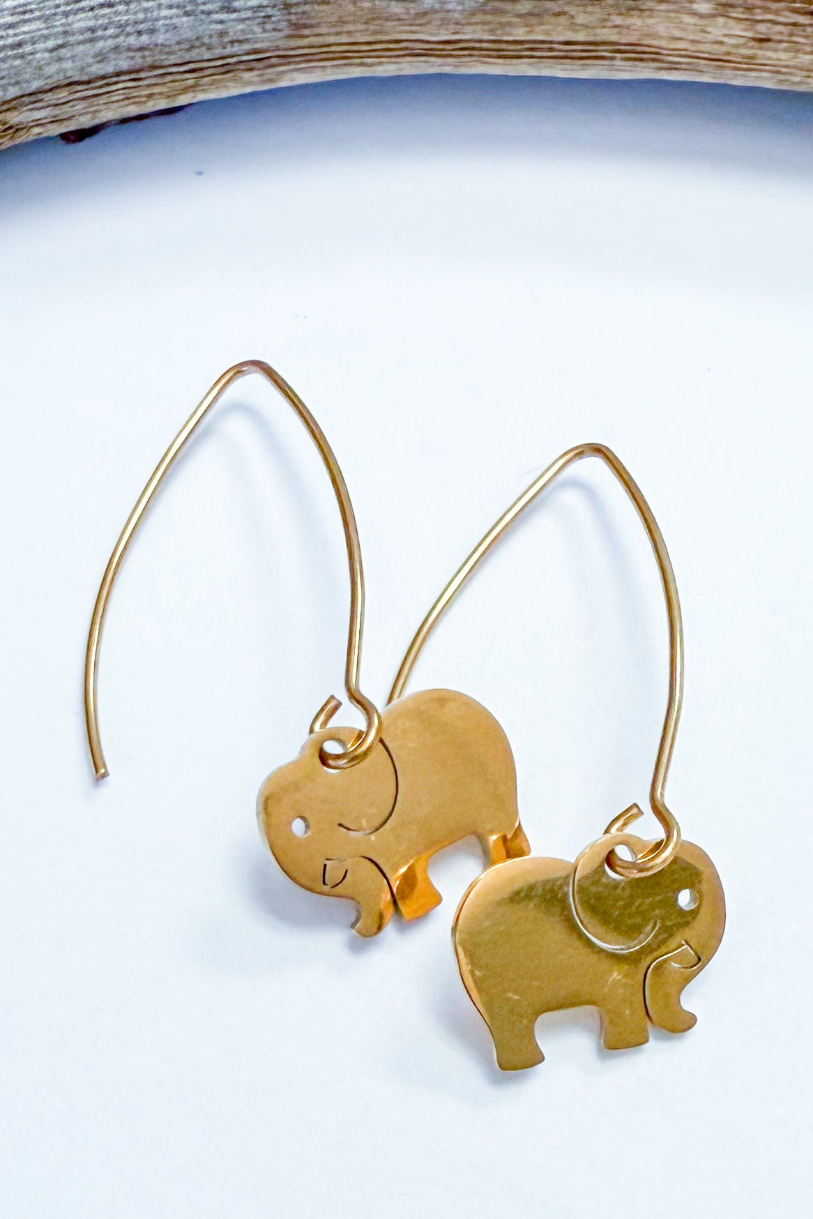 Elephant Charm Earrings