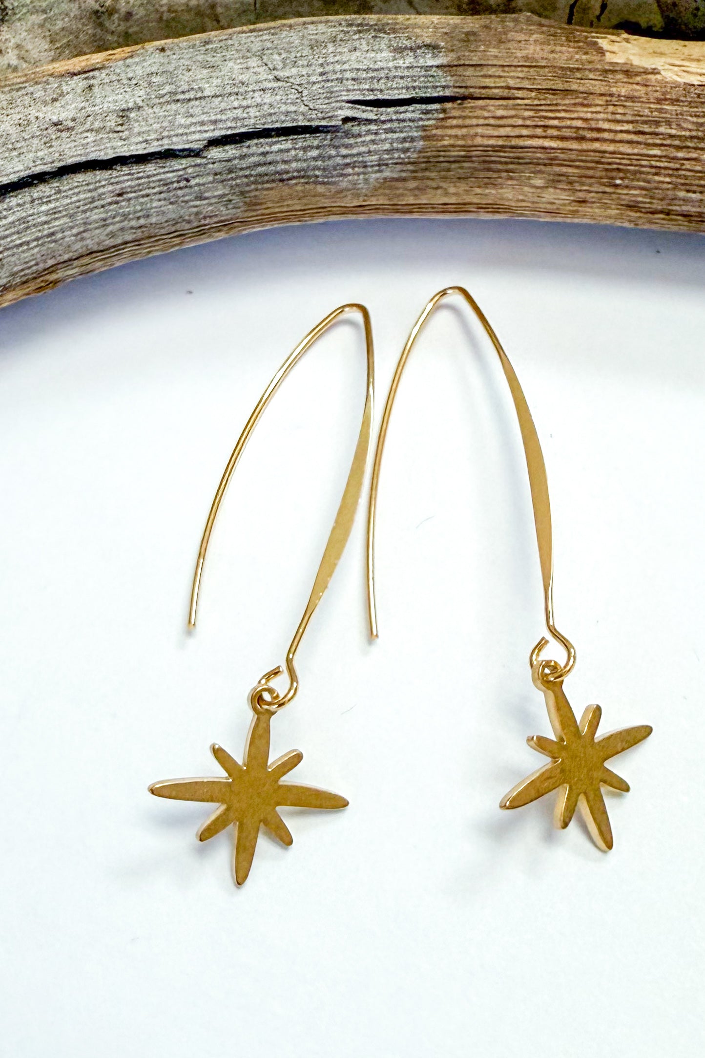 North Star Charm Earrings