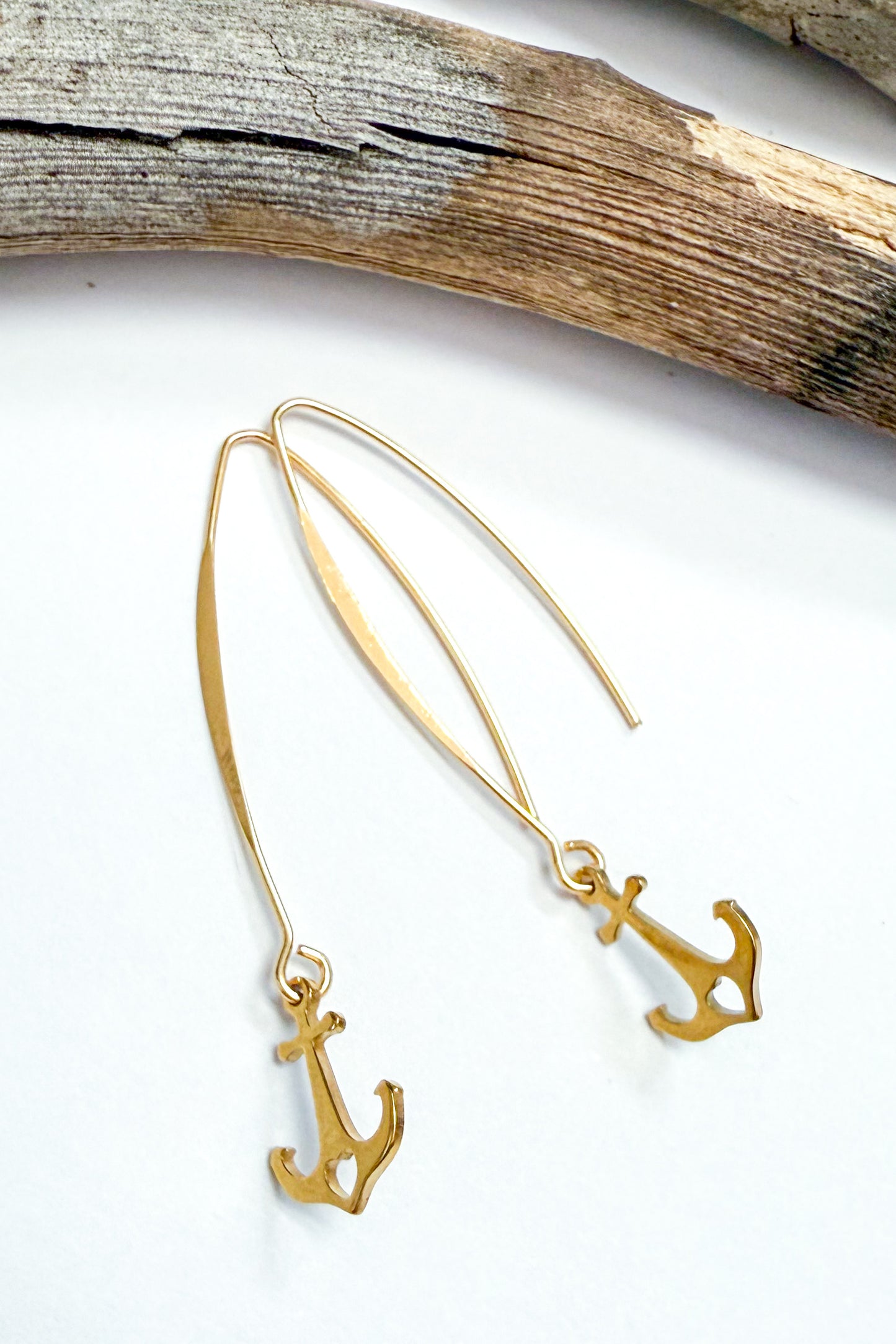 Anchor Charm Earrings