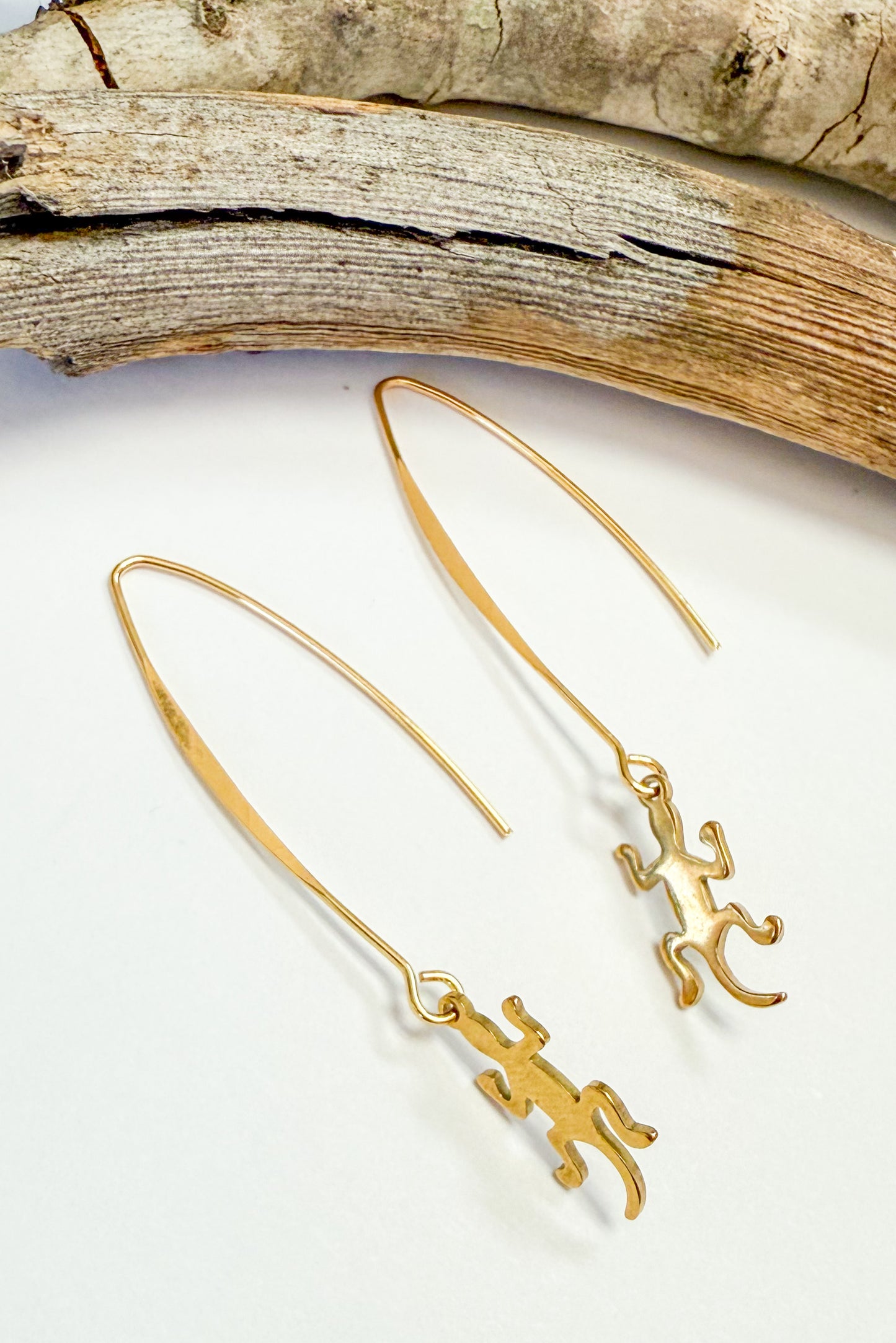 Lizard Charm Earrings