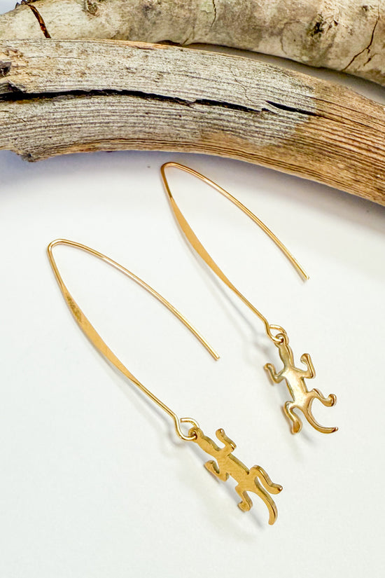 Lizard Charm Earrings