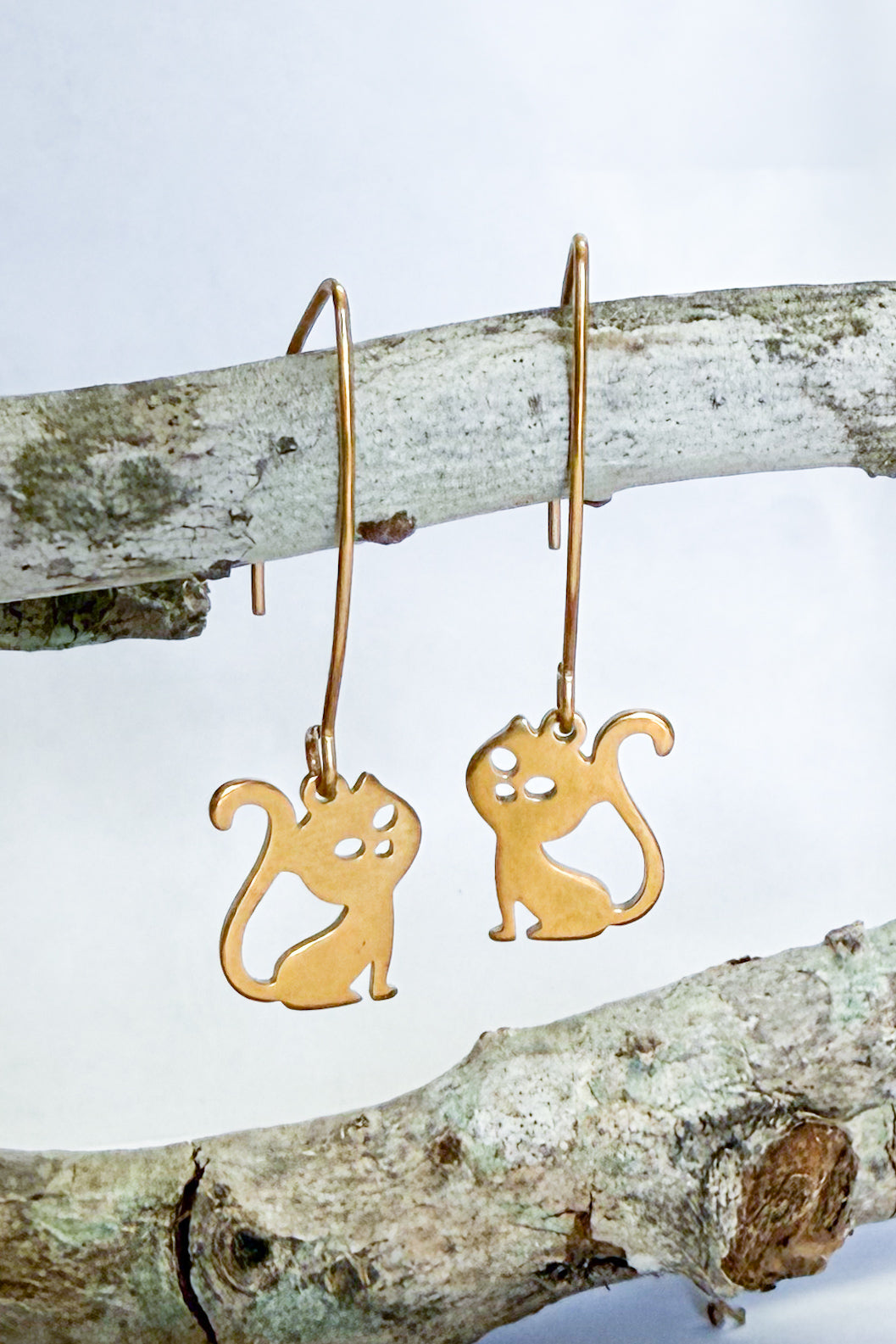 Cat Charm Earrings