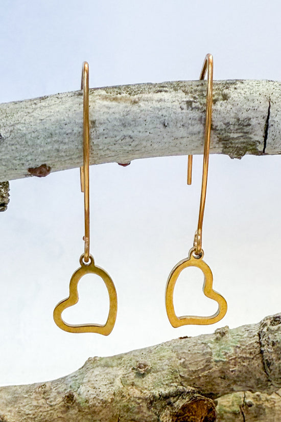Heart Charm Earrings