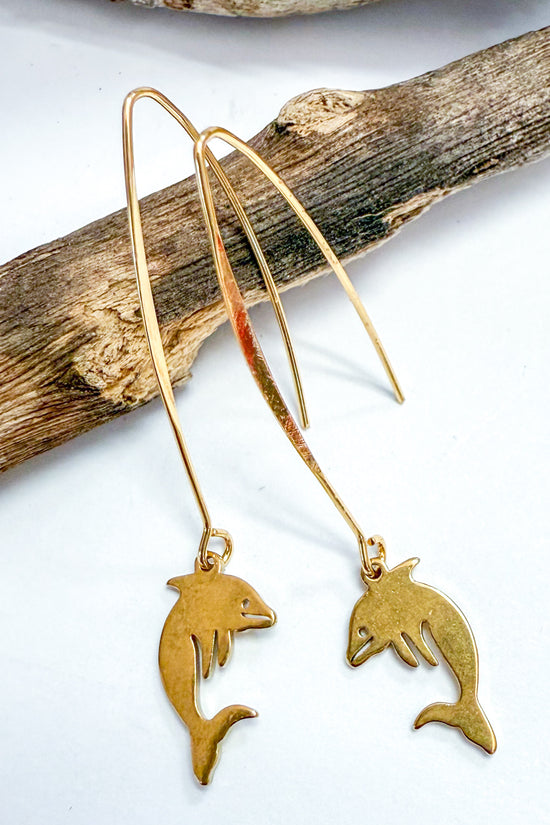 Dolphin Charm Earrings