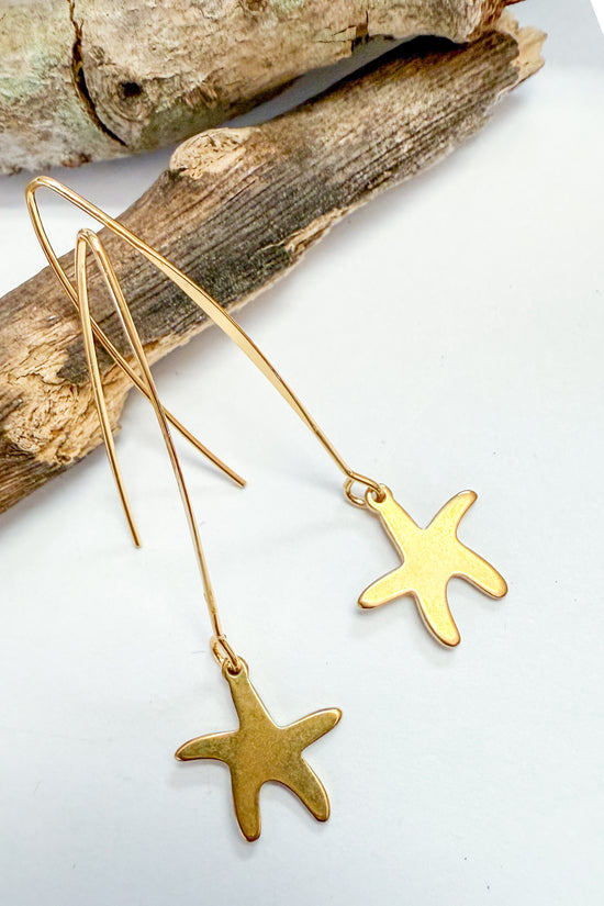 Starfish Charm Earrings