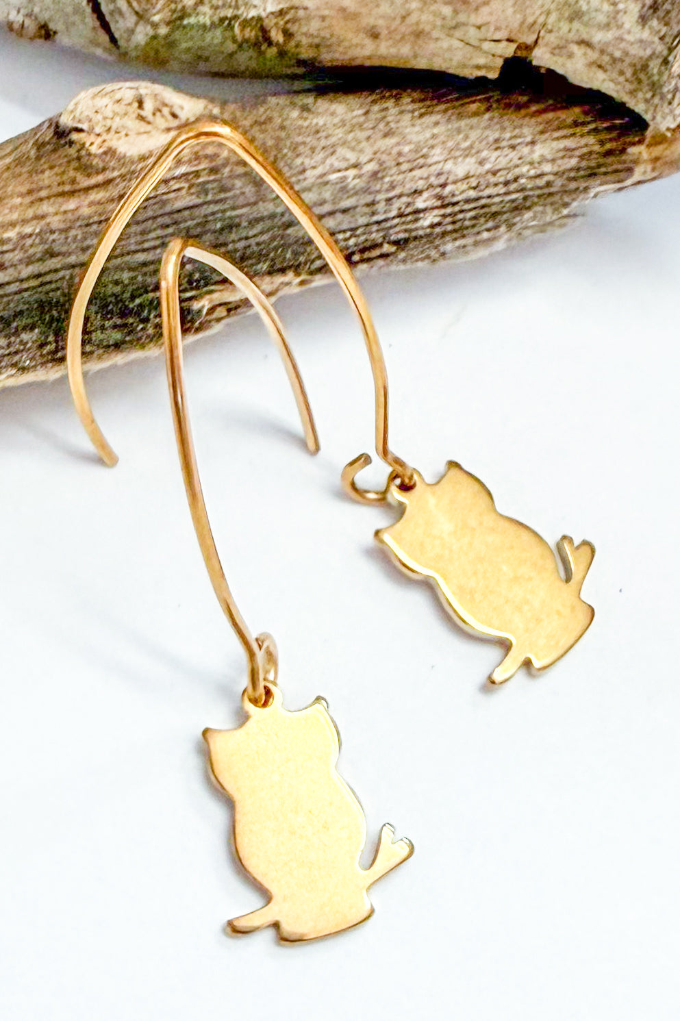 Owl Charm Earrings