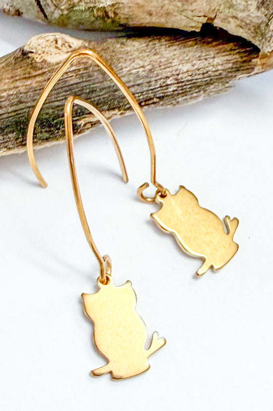 Owl Charm Earrings