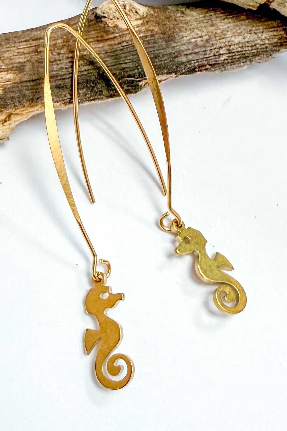 Sea Horse Charm Earrings