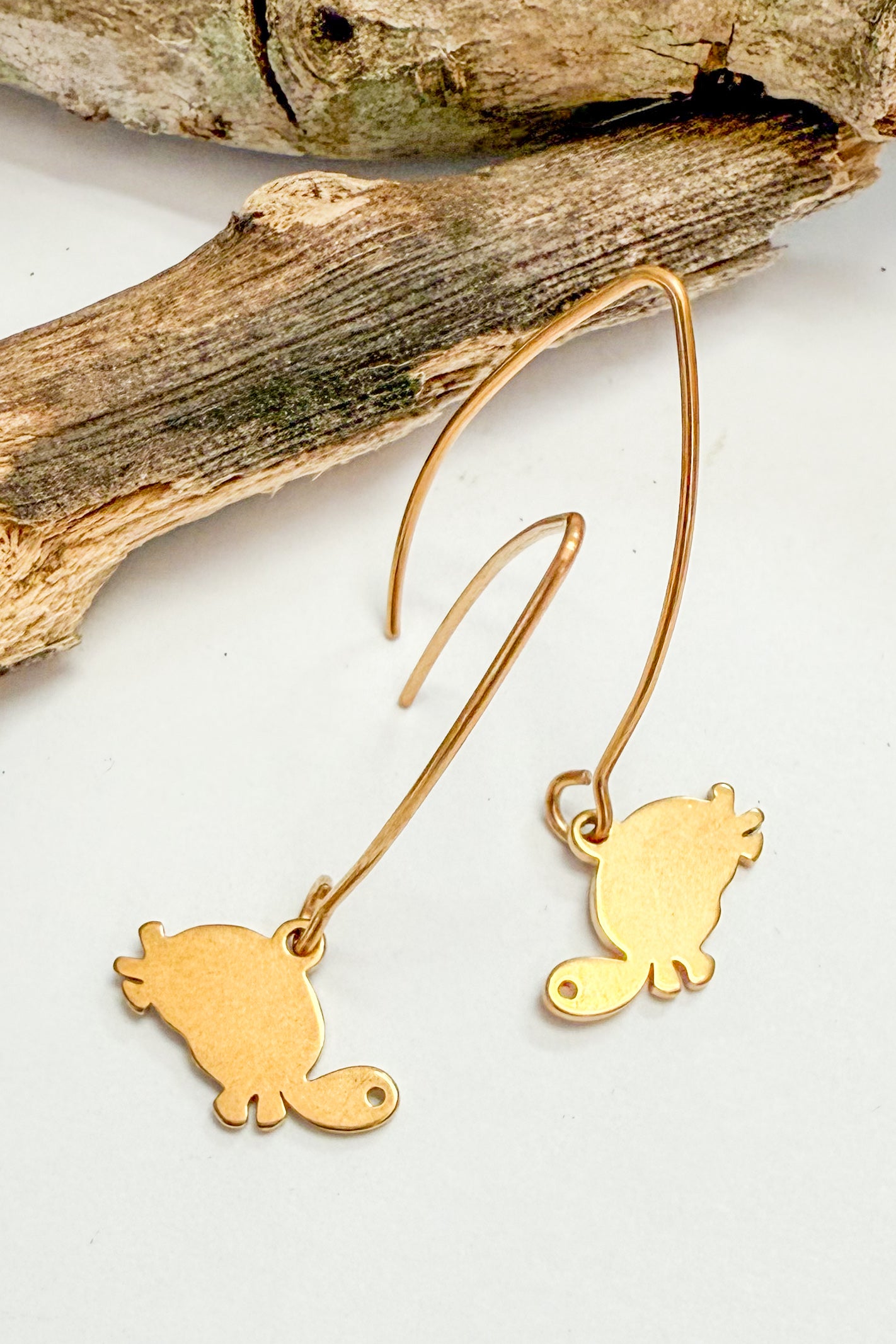 Turtle Charm Earrings