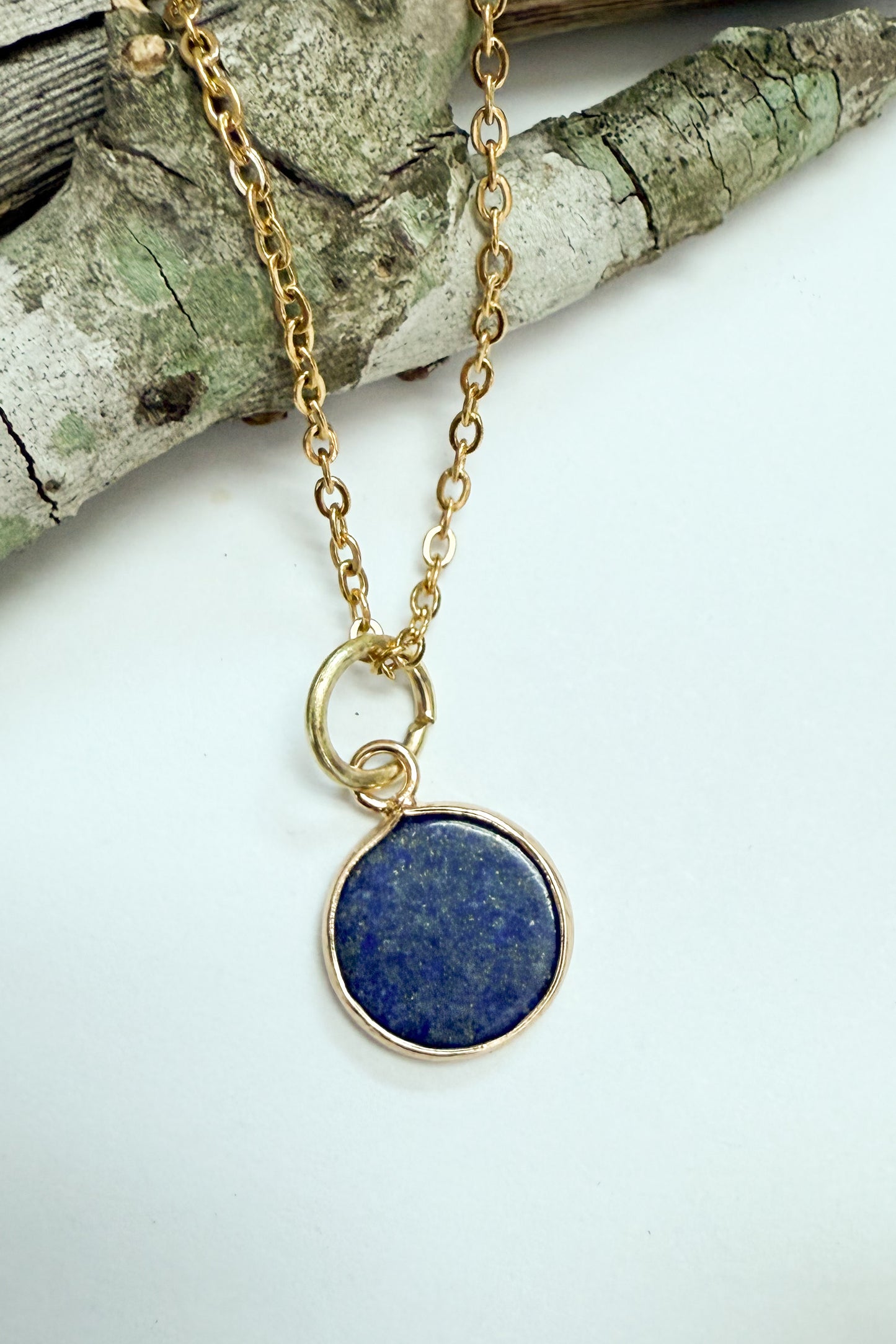 Circle Gem Charm