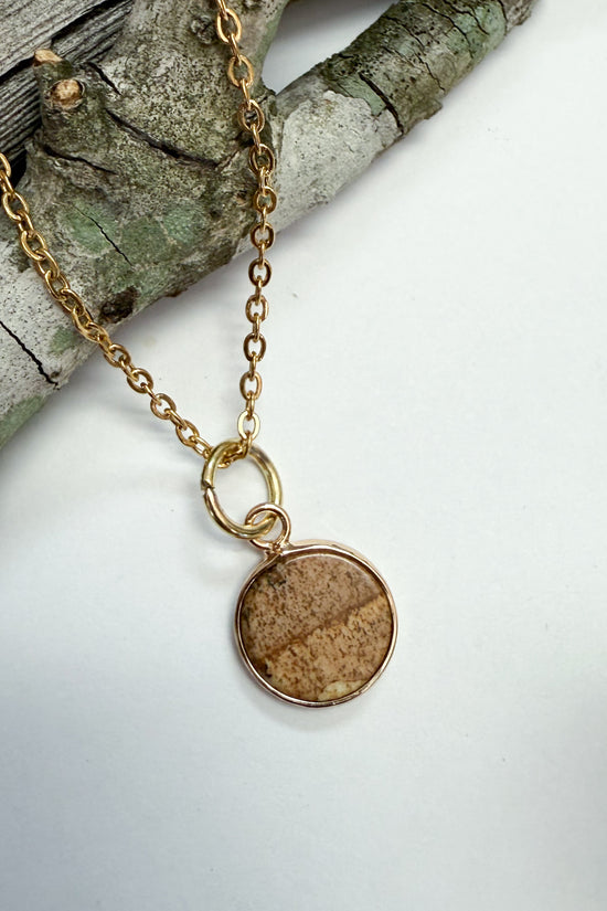 Circle Gem Charm