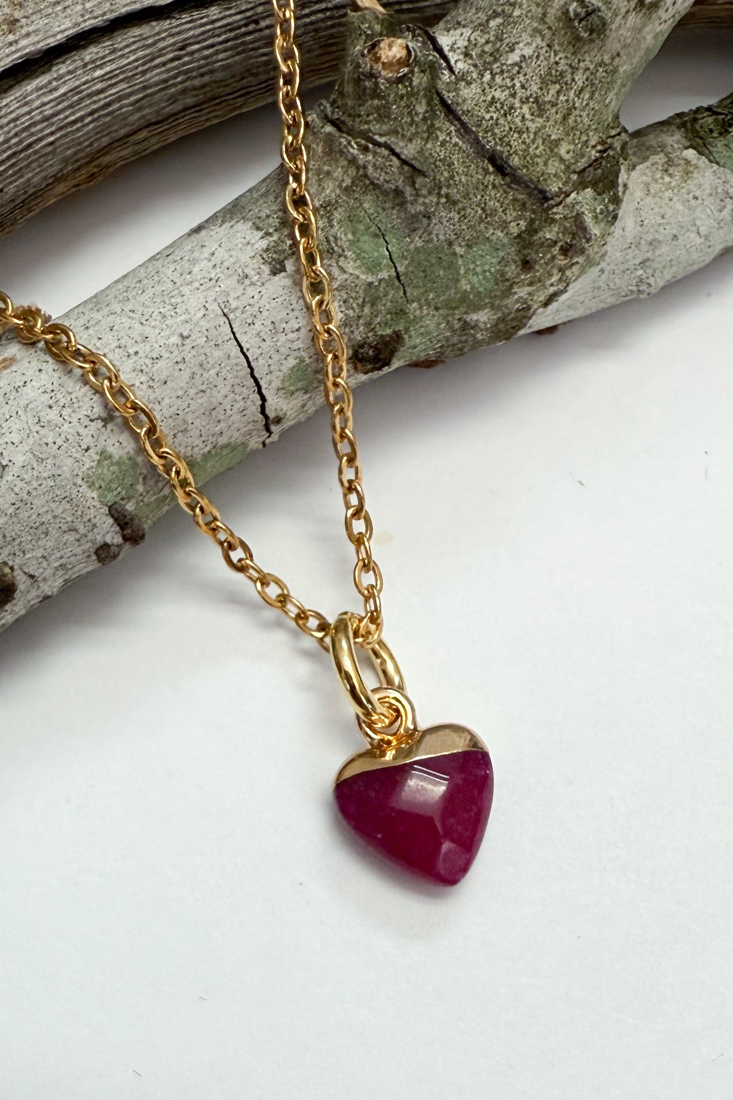 Heart Gem Charm