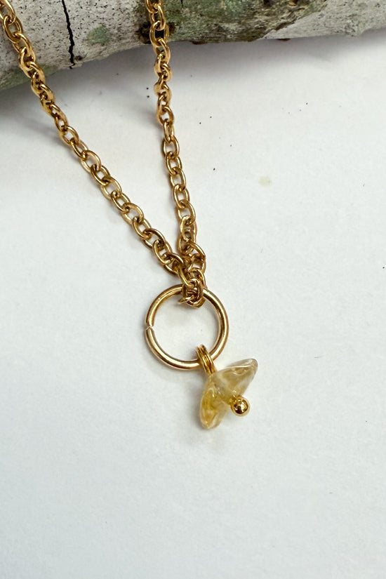 Gem Chip Charm