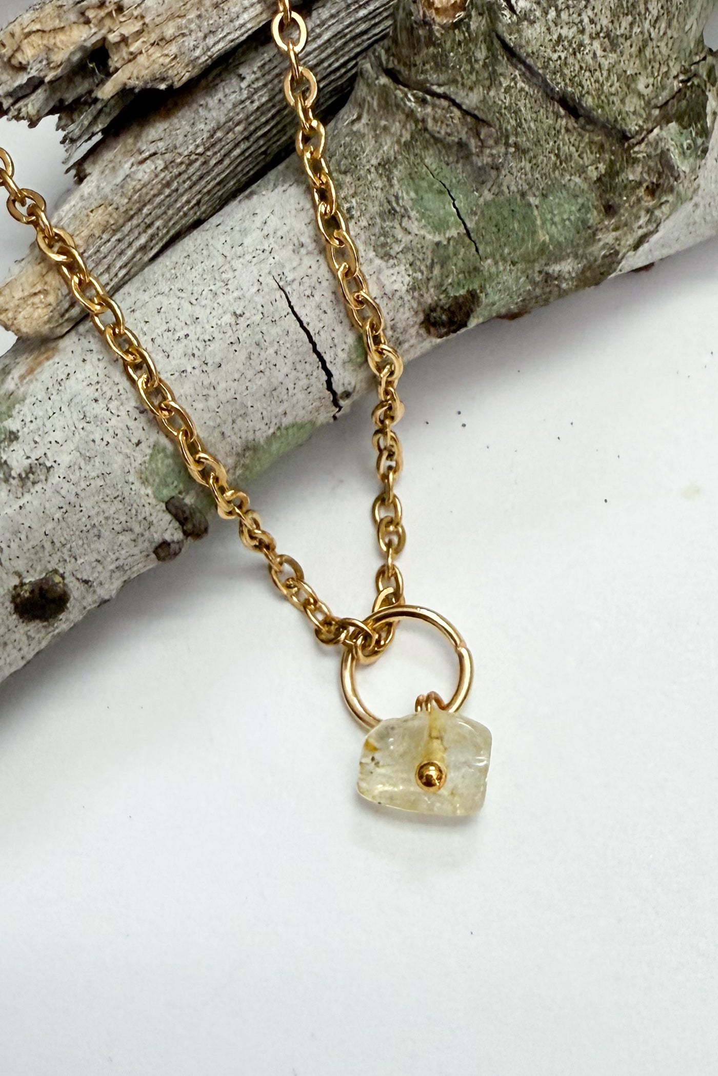 Gem Chip Charm