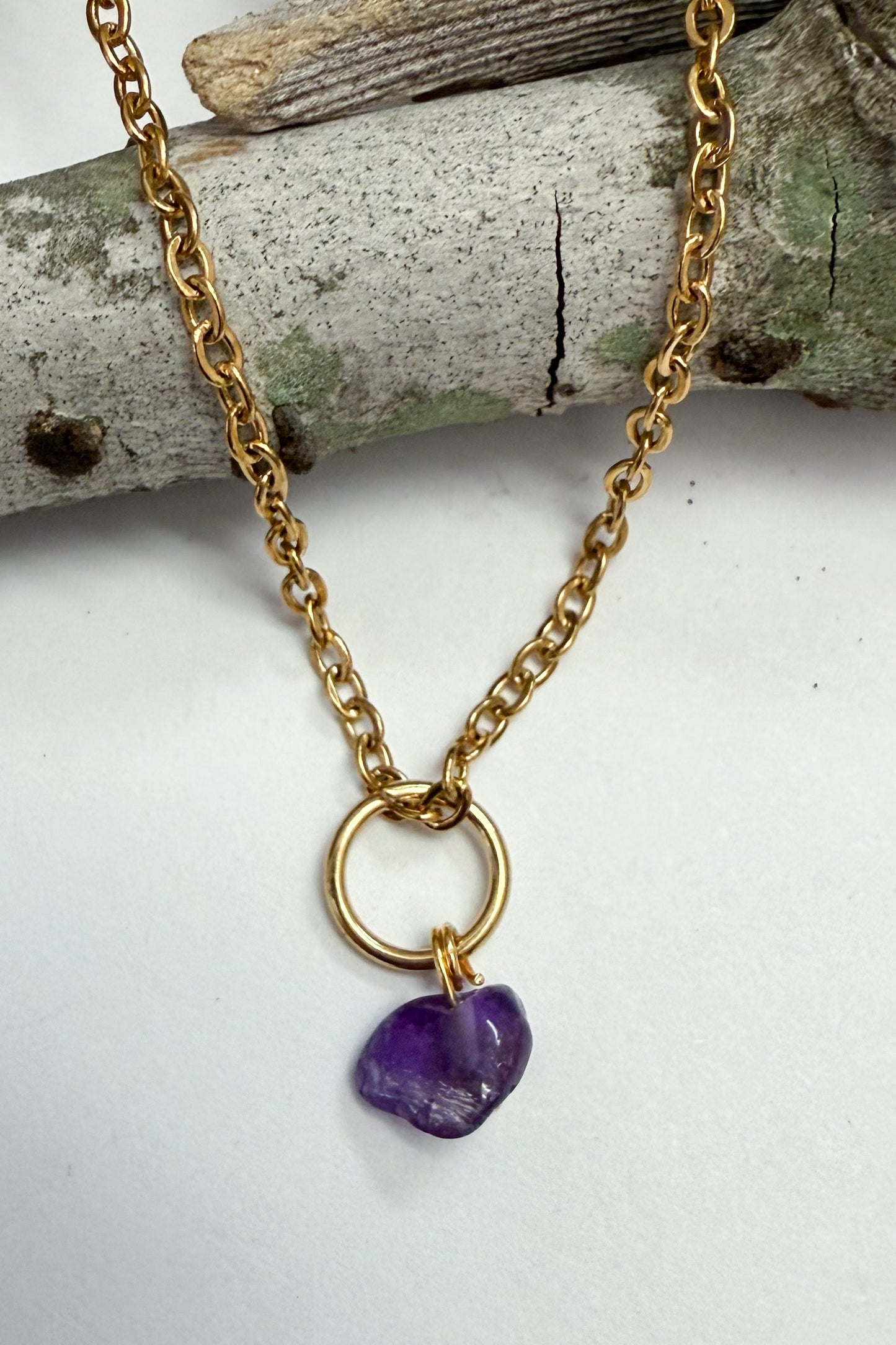 Gem Chip Charm