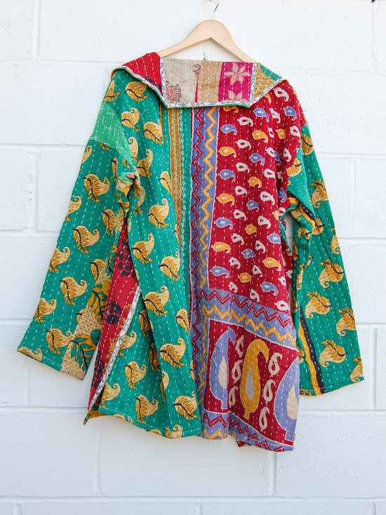 The Dahlia Patchwork Jacket in Paisley - SpiritedBoutiques Boho Hippie Boutique Style Jacket, The Roots