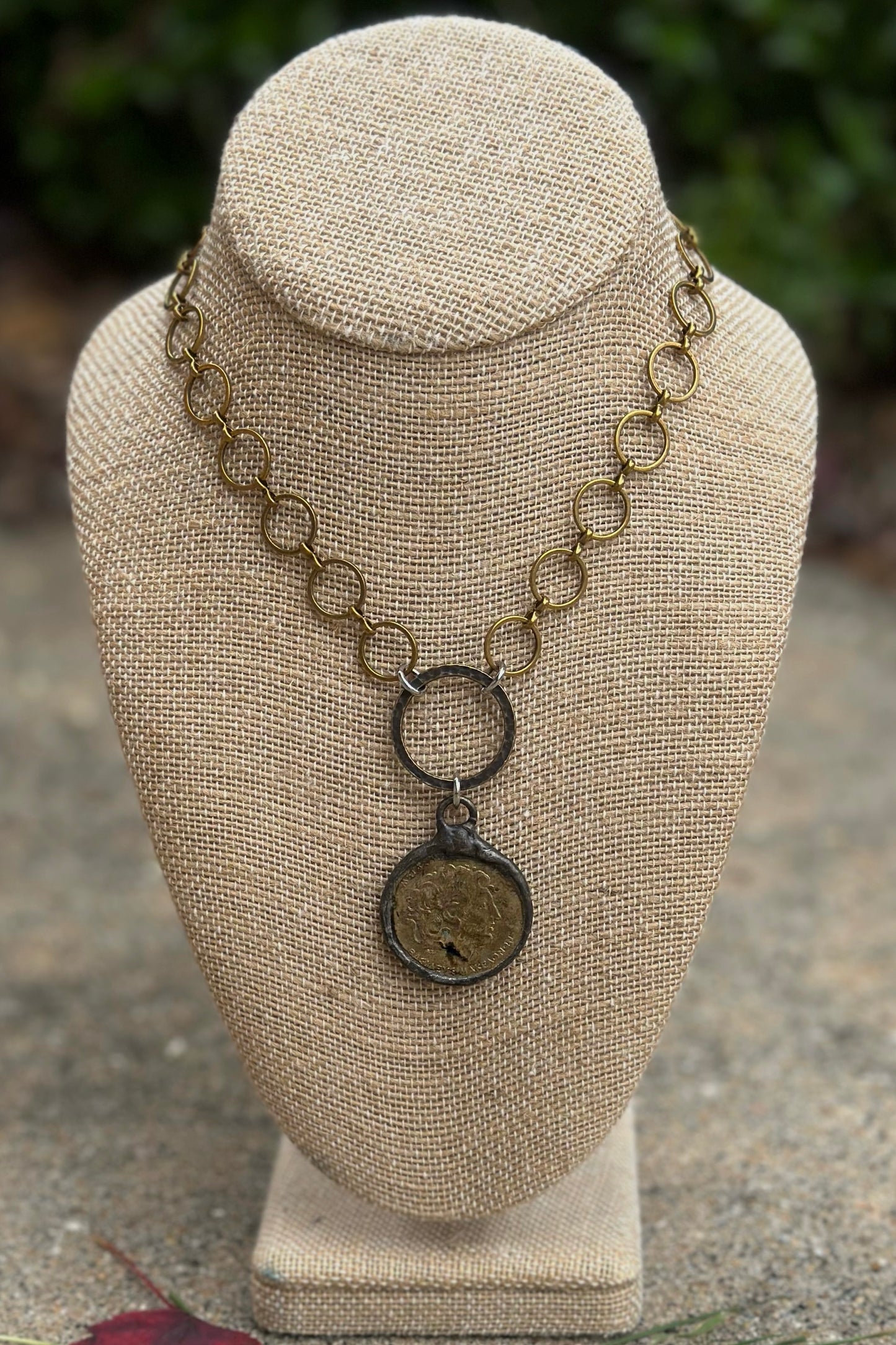 Load image into Gallery viewer, Go Big Chain &amp;amp; Coin Necklace
