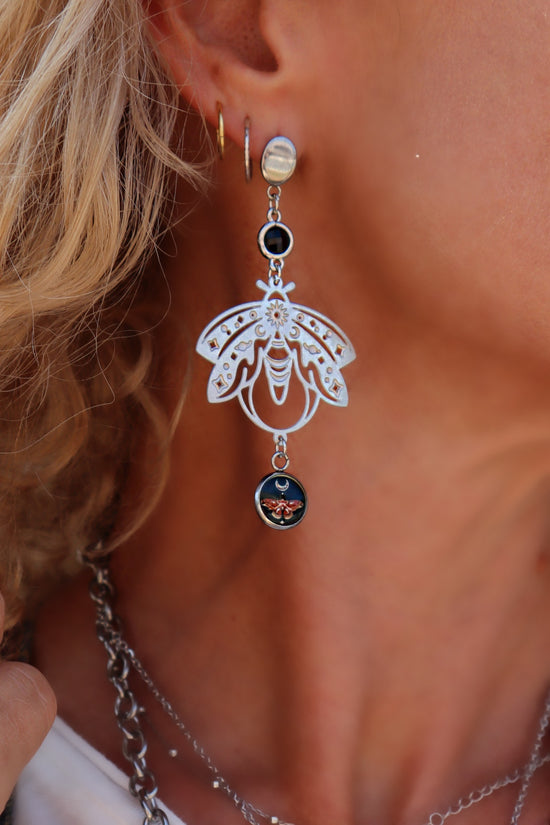 Spirit Lala: Bee & Butterfly Drop Earrings