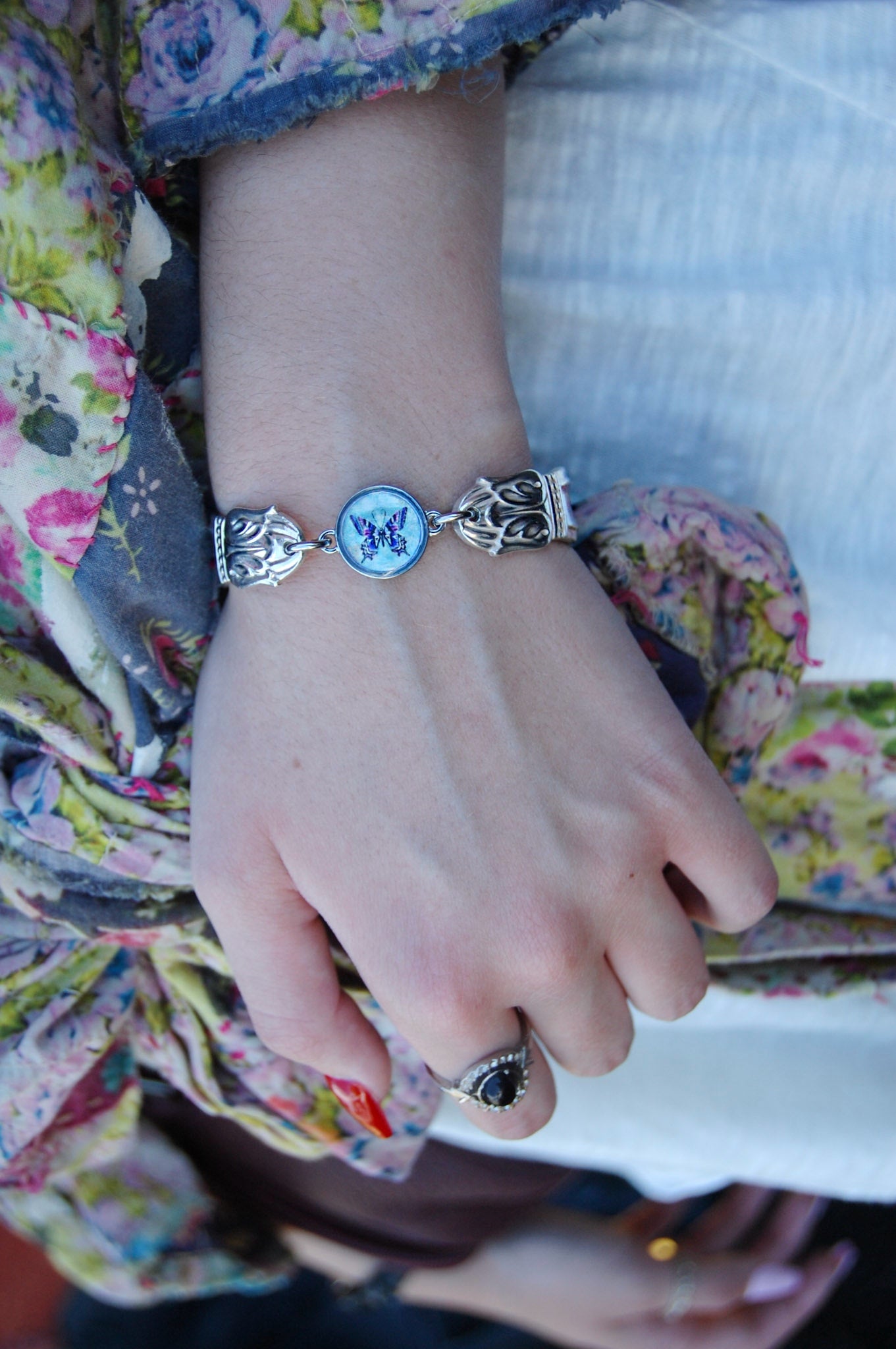 Spirit Lala: Butterfly Spoon Bracelet