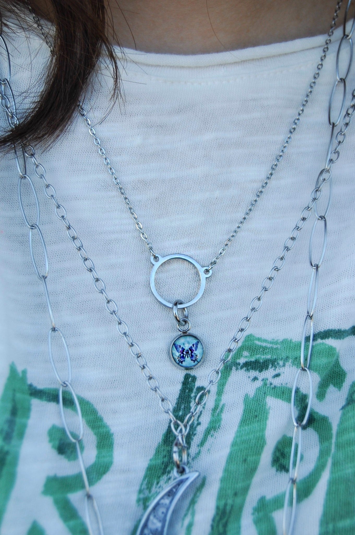 Spirit Lala: Butterfly Circle Of Life Necklace