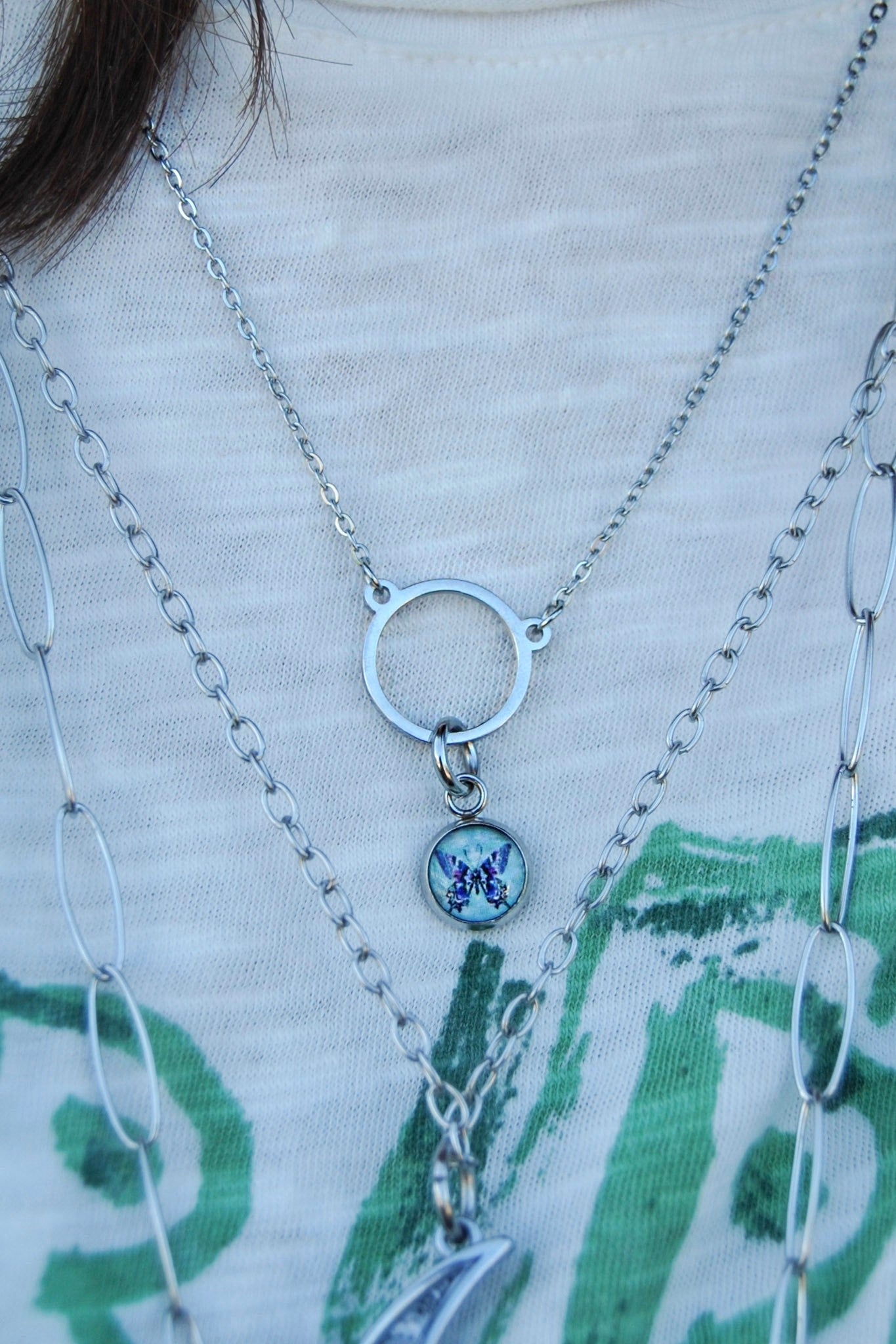 Spirit Lala: Butterfly Circle Of Life Necklace