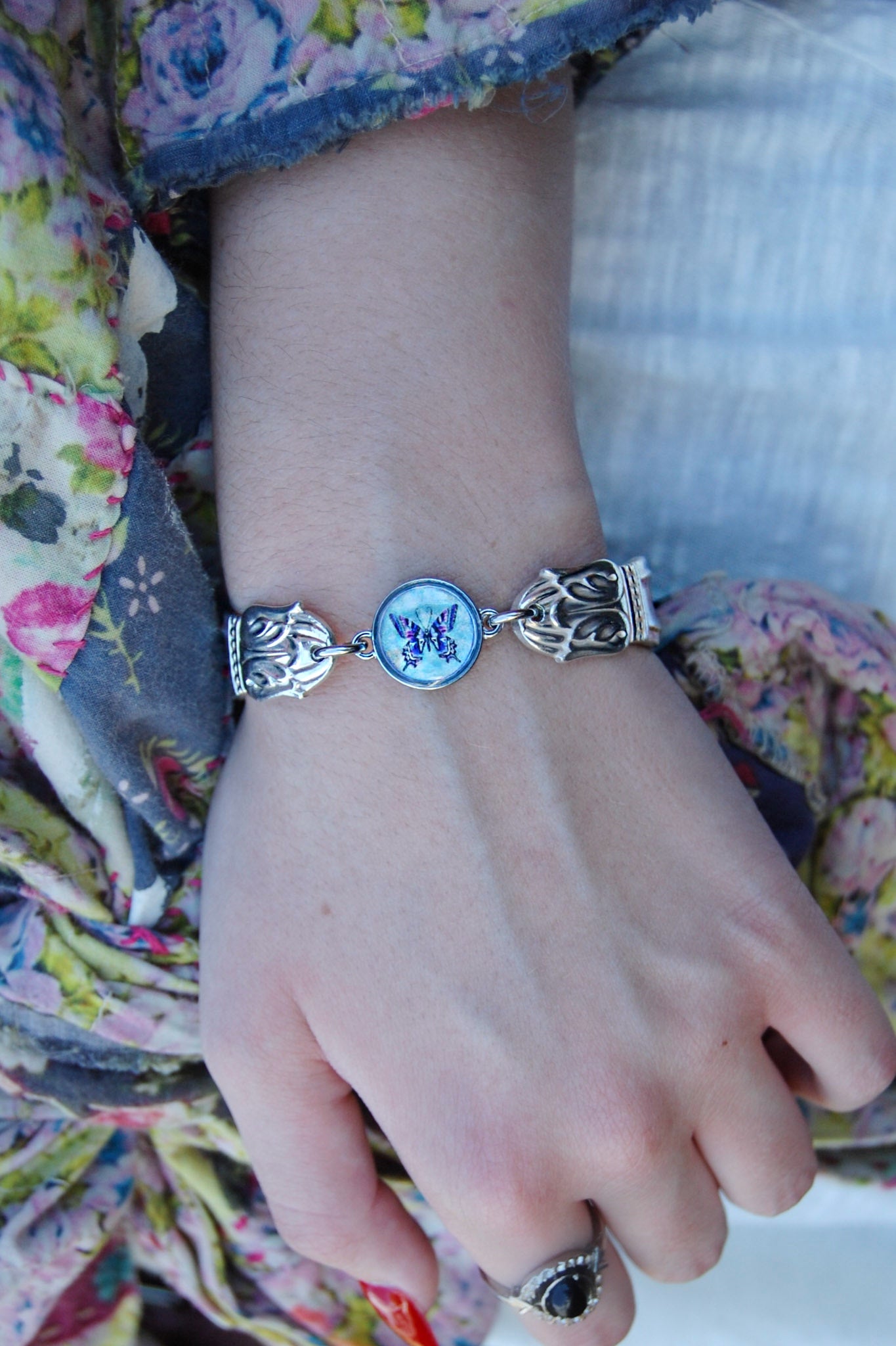 Spirit Lala: Butterfly Spoon Bracelet