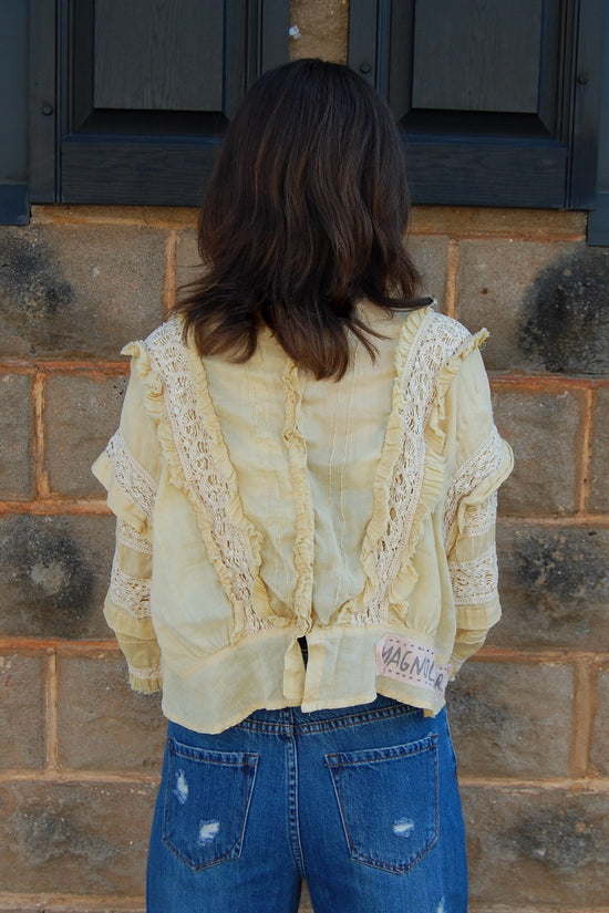 Magnolia Pearl Marburger Blouse in Daffodil