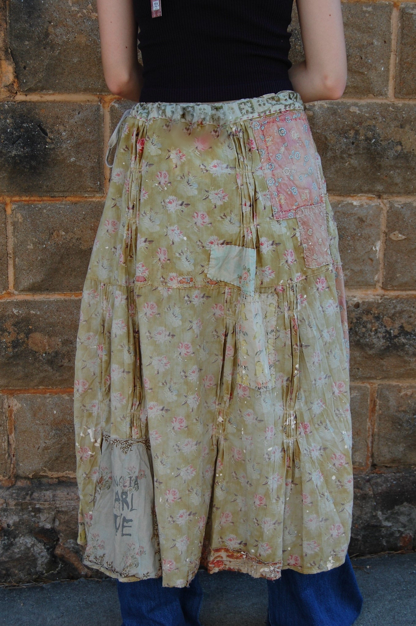 Magnolia Pearl Reza Skirt in Mocha Rose