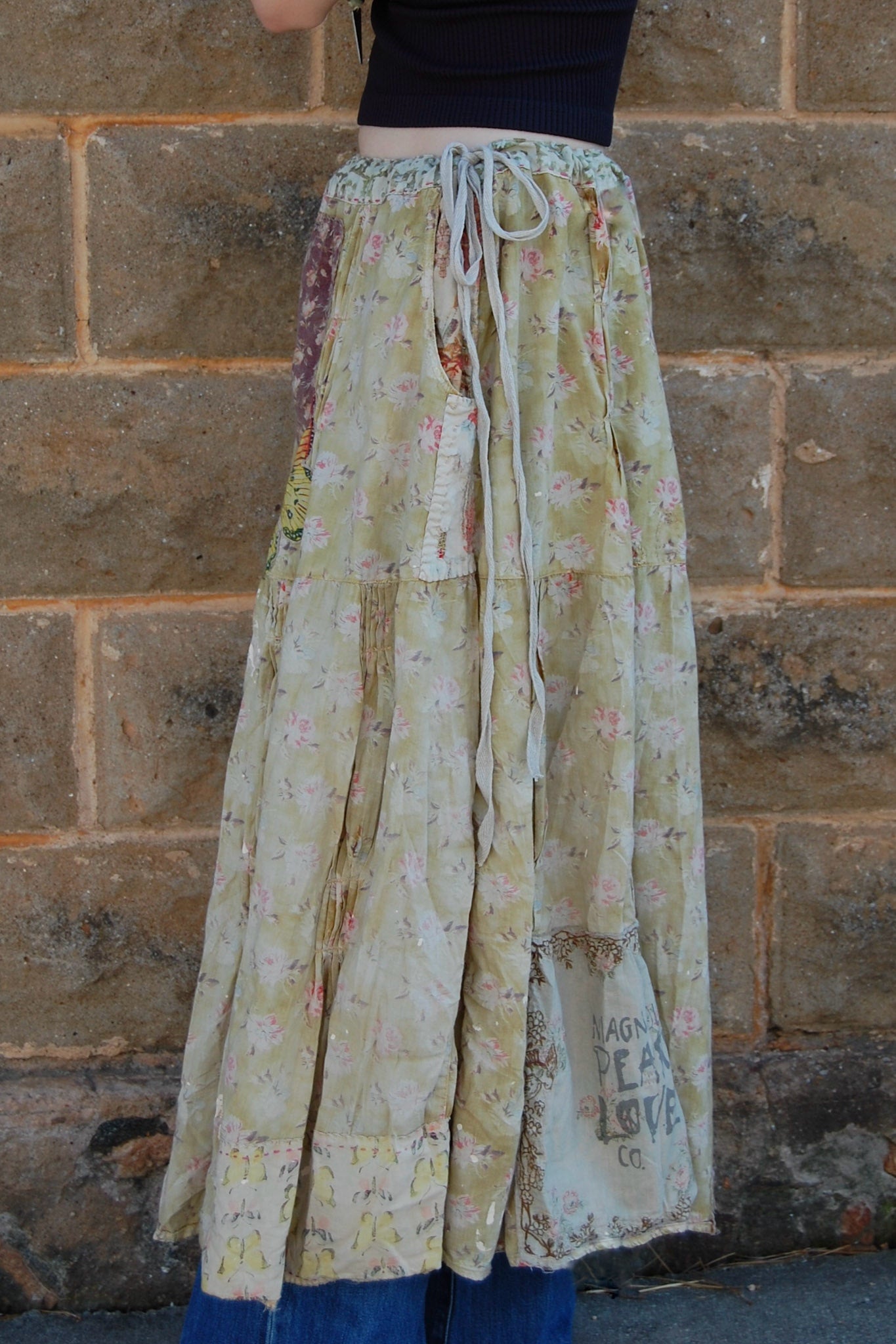 Magnolia Pearl Reza Skirt in Mocha Rose
