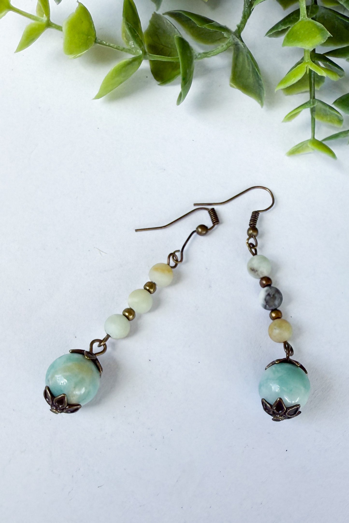 The Ally Amazonite Drop Earrings