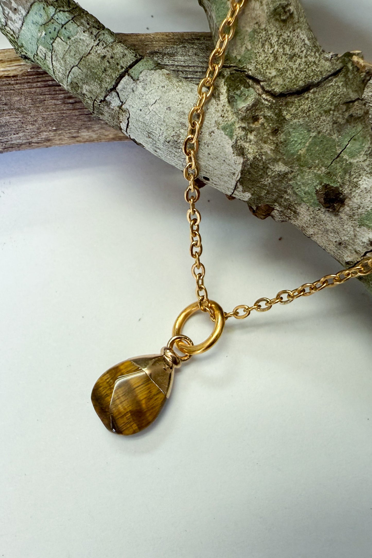 Small Tear Drop Gem Charm