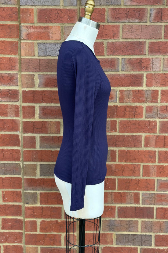 Daisy Double Layer Thermal in Navy