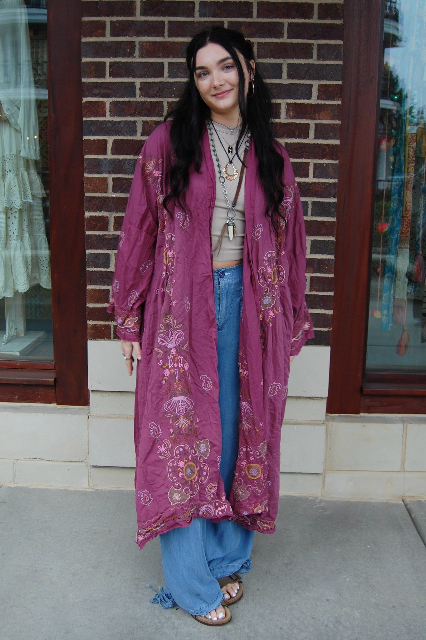 Magnolia Pearl Embroidered Belinay Jacket in Covet