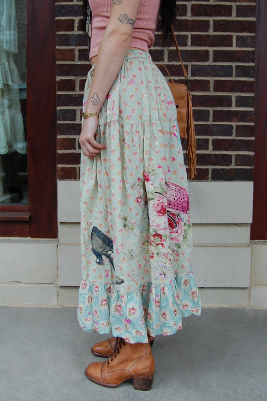 Load image into Gallery viewer, Magnolia Pearl Appliqué Friendship Skirt in Mon Cheri
