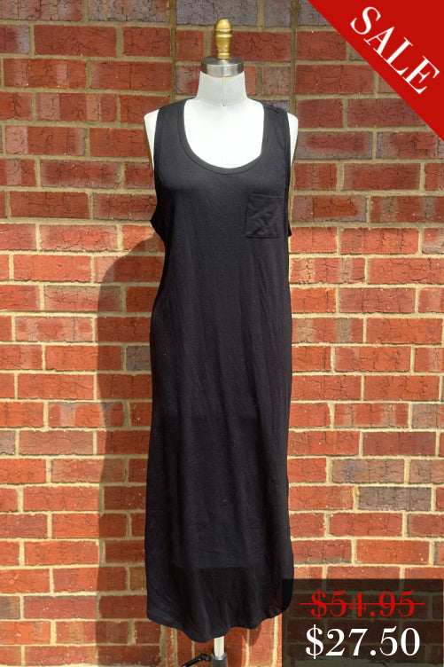 Final Sale Miss Midi Dress in Black