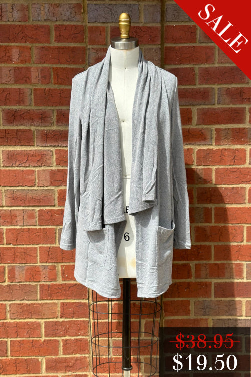 Final Sale Dora Cardi in Light Grey