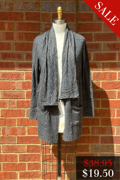 Final Sale Dora Cardi in Dark Grey