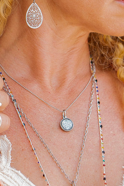 Small Starfish Pendant Necklace - SpiritedBoutiques Boho Hippie Boutique Style Necklace, Spirit Lala